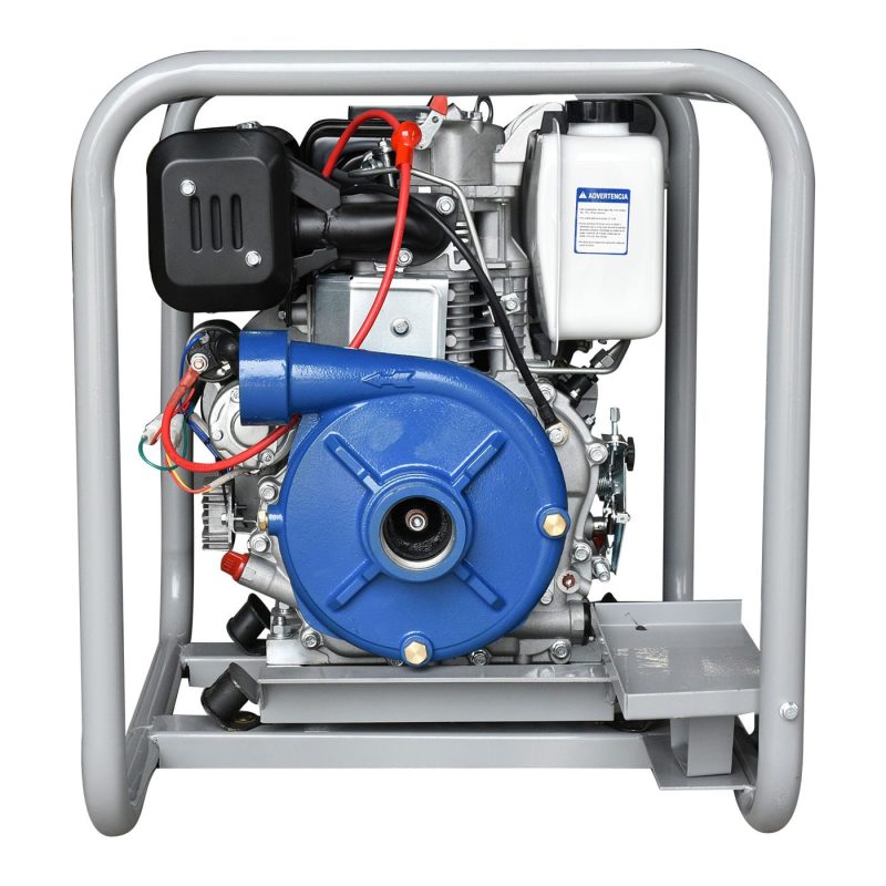 Bomba De Agua Agrícola Diésel De Alta Presión Hyundai 10 Hp 3×3 Pulgadas C/arranque Eléctrico 4 Tiempos – Hywd3010ef