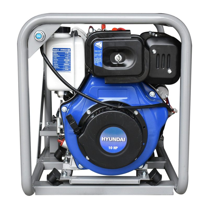 Bomba De Agua Agrícola Diésel De Alta Presión Hyundai 10 Hp 3×3 Pulgadas C/arranque Eléctrico 4 Tiempos – Hywd3010ef
