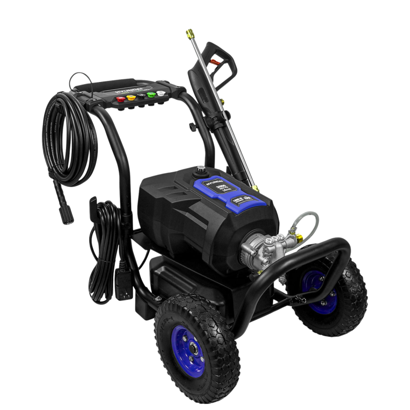 Hidrolavadora Eléctrica Profesional Hyundai Axial 3000 Psi 207 Bar C/Motor Eléctrico 1.8Kw 127v/60hz,MODELO: STORM3200